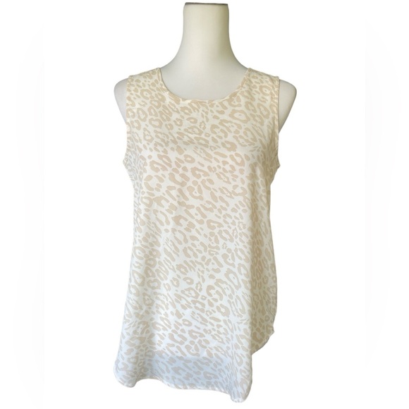 NWT Maurices Delton Leopard Zipper Back Tank, Size XS, Casual Summer Date Night - Picture 3 of 7